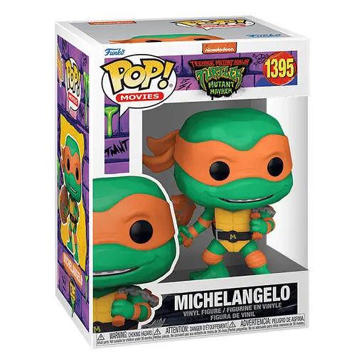 Фигурка Funko Pop Фанко Поп Черепашек-ниндзя TMNT Микеланджело Michelangelo 10см FP TMNT M 1395 - фото 3