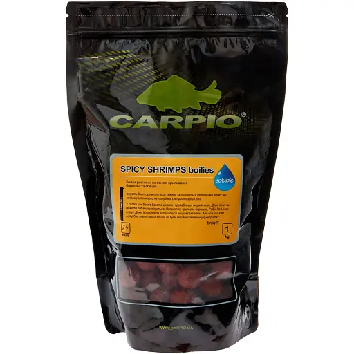 Бойли Carpio Spicy Shrimp Soluble 24 mm 1 kg
