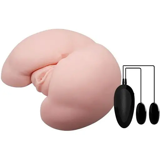 Реалістичний мастурбатор Crazy Bull Realistic Vagina and Ass тілесний