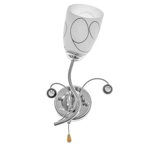 Бра Brille LK-580W/1 настенное накладное классическое E27 CH - фото 2