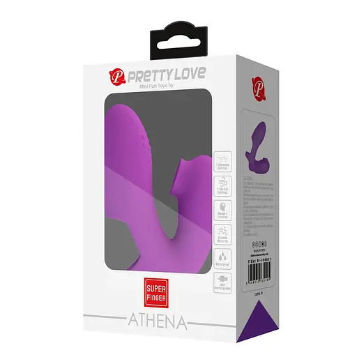 Вибратор на палец Pretty Love Super Finger Athena 9.6 см фиолетовый - фото 10