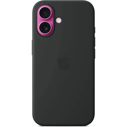 Оригинальный силиконовый чехол Apple Silicone Case MagSafe для iPhone 16 (6.1") Midnight MYY13ZM/A - фото 6