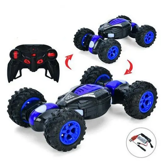 Дитяча машинка яка змінює форму. Синя машинка - перекрут на пульту радіокерування. арт. YL-70 - фото 2