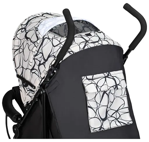 Коляска для ребенка прогулочная FreeON Simple, black - white [CD] - фото 3