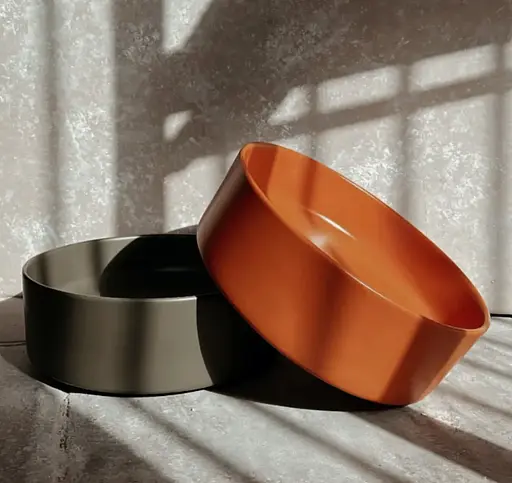 Умивальник Rea Sami terra matt помаранчевий накладний REA-U4566, Коричневий - фото 6