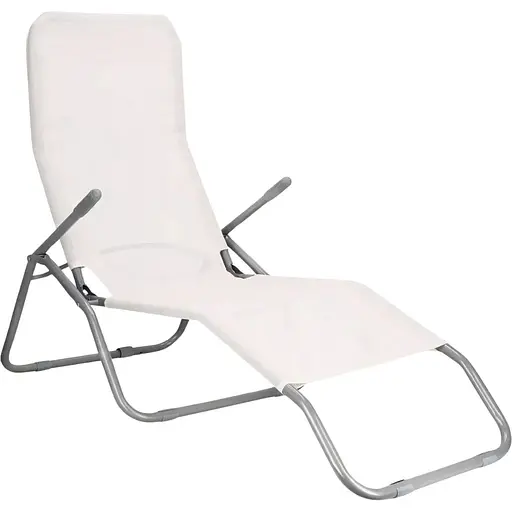 Кресло-шезлонг Jumi раскладной кремовый