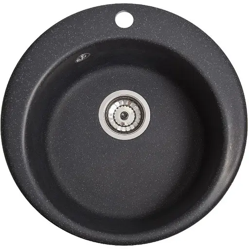 Гранітна кухонна мийка Romzha Eva Antracit (901) - фото 1
