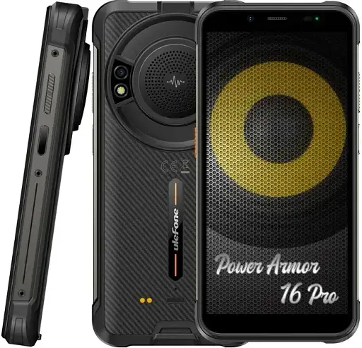 Захищений смартфон Ulefone Power Armor 16 Pro 4/64GB АКБ 9 600мАг Black - фото 6