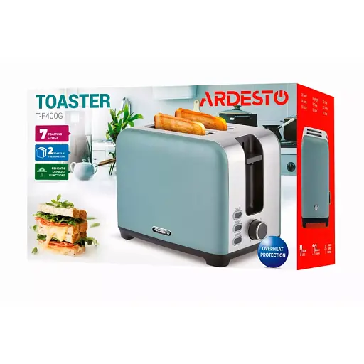 Тостер Ardesto Mint Harmony T-F400G - фото 2