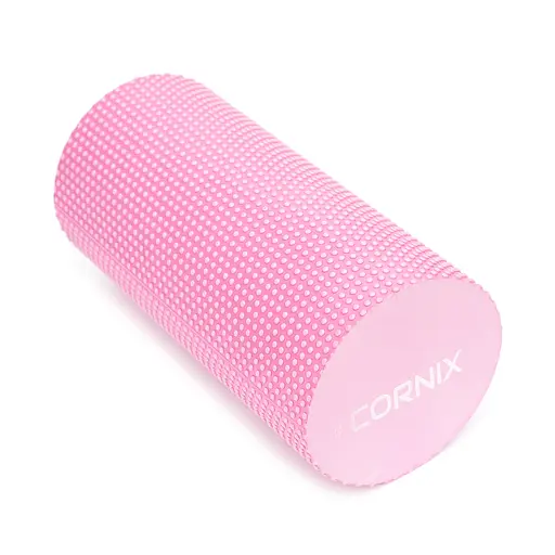 Масажний ролик Cornix EVA+ 30 x 15 см (валик, ролер) XR-0298 Pink - фото 4