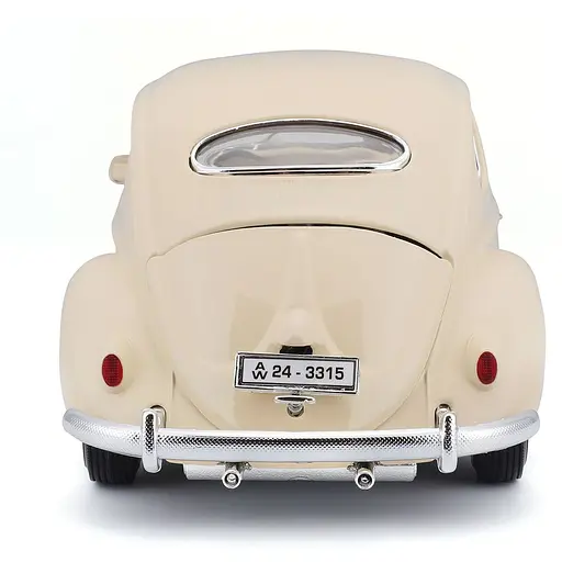 Автомодель Bburago Volkswagen Kafer Beetle 1955, 1:18 бежевая (18-12029 CM) - фото 6