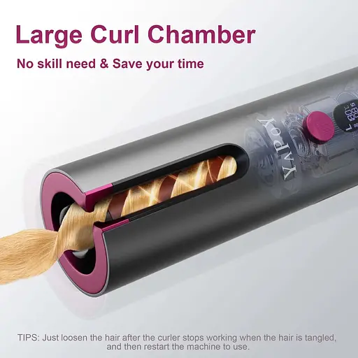 Беспроводной автоматический стайлер для волос YAPOY - фото 2