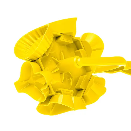 Валик нож-формочки для вырезания печенья 25 см, Kitchette Желтый 84881 - фото 4