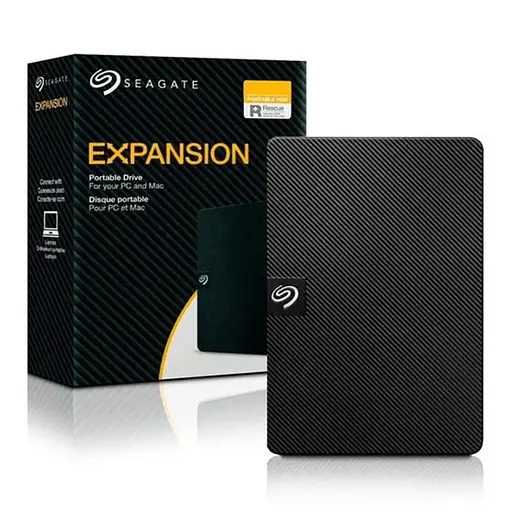 Зовнішній жорсткий диск Seagate 2.5` USB 1.0TB Expansion Portable Black (STKM1000400) - фото 5