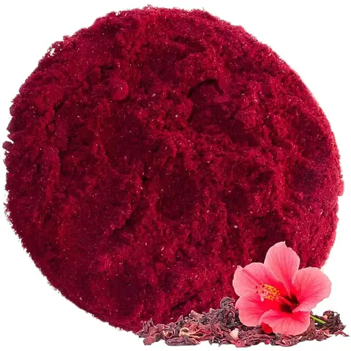 Цветочный чай Порошок цветов Гибискуса Каркаде Матча - 50 г