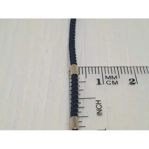 Ювелирный шелковый шнурок Ювелирное производство А. Долина с золотыми вставками. 400002Ж 45 - фото 3