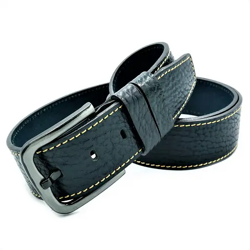 Ремінь шкіряний Le-Mon чоловічий 110-125 см acs0021986 - фото 2