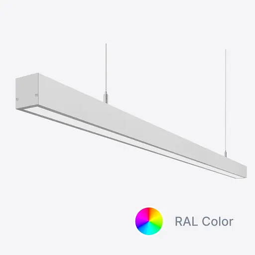 Линейный светодиодный светильник X-LED 50Вт ral (985х42х43) - фото 1