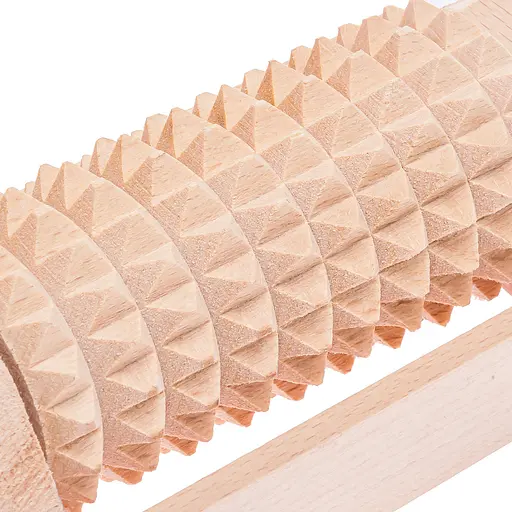 Масажер для ніг дерев'яний зубчастий на 1 ролик 12.5х7х6 см, Woodly 84978 - фото 7