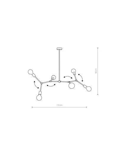 Люстра підвісна Nowodvorski 9138 Twig - фото 2