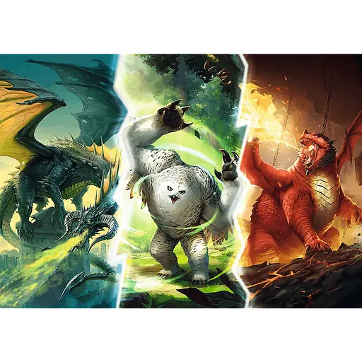 Пазл "Легендарні монстри Фаеруна" Підземелля і дракони - 1000 шт. TREFL 10763 - фото 2