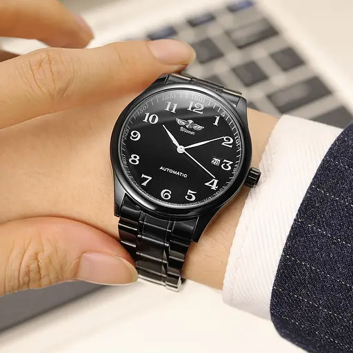 Часы Winner Handsome Black - фото 5