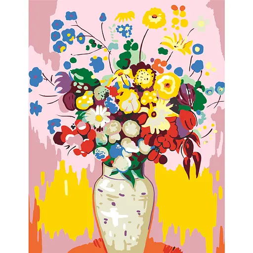 Картина за номерами Rosa Start Ваза з квітами