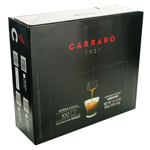 Уценка. Кофе в капсулах Carraro Lavazza Blue Crema Espresso, 100 капсул - фото 1