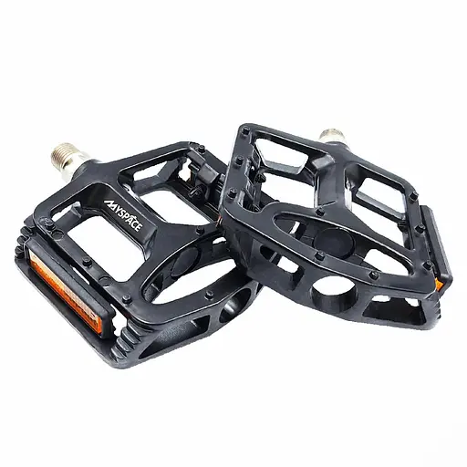 Педали велосипедные алюминиевые Myspace JTB004 на промподшипниках Черный (G0001171) - фото 2