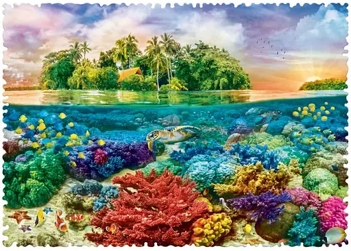 Пазл Trefl Crazy Shapes Тропический остров 600 эл. (11113) - фото 3