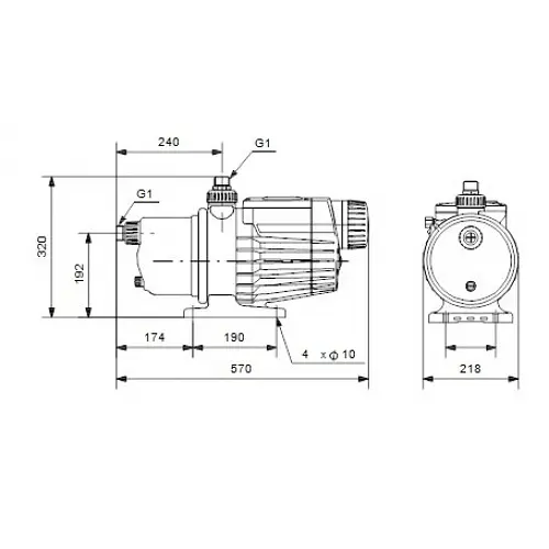 Поверхневий насос Grundfos MQ3-35 (96515412) - фото 2