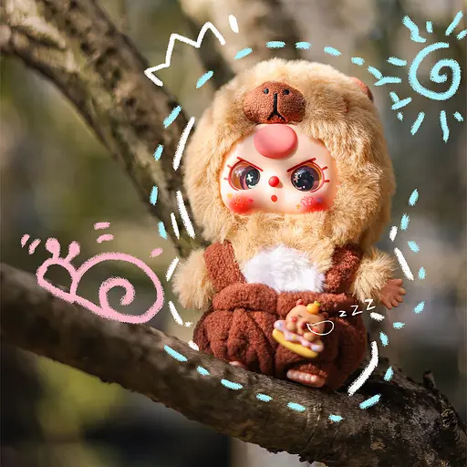 Колекційна м'яка іграшка з кільцем Pop Top Baby Three Милі крихітки (CRP2604) - фото 7