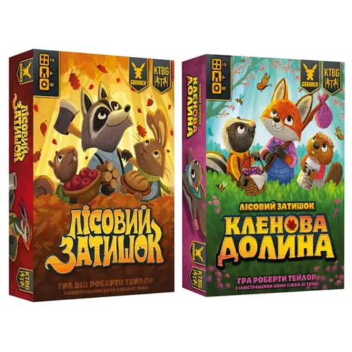Настільна гра Geekach Games Лісовий затишок + Кленова долина (укр.) (GKCH022CC+1) - фото 1