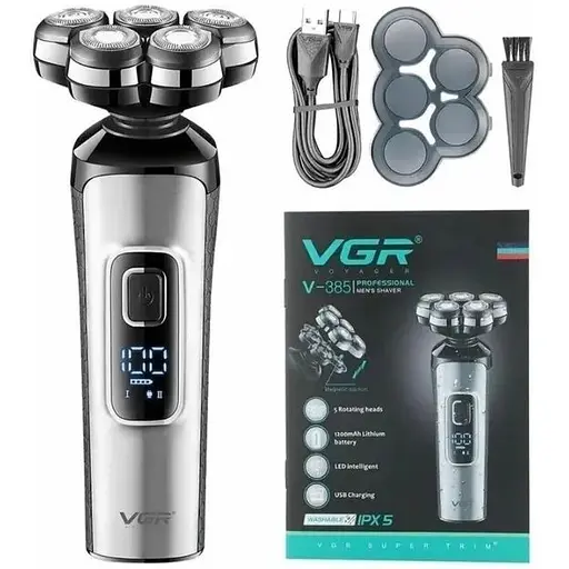 Роторна електробритва VGR V-385 - фото 4