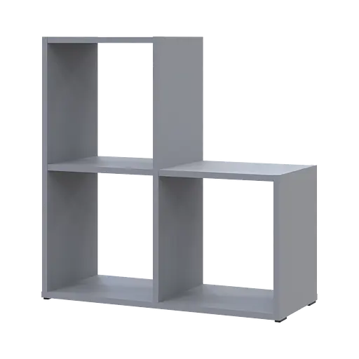 Стеллаж Doros Степь 2х2 Серый открытый 69х28.8х71.4 (41516177) - фото 2