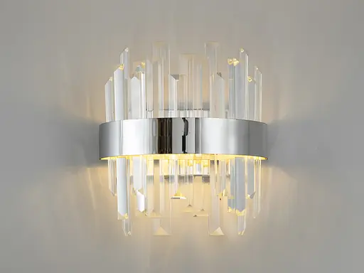 Настінний світильник нічник, 18 Вт, хром - фото 2