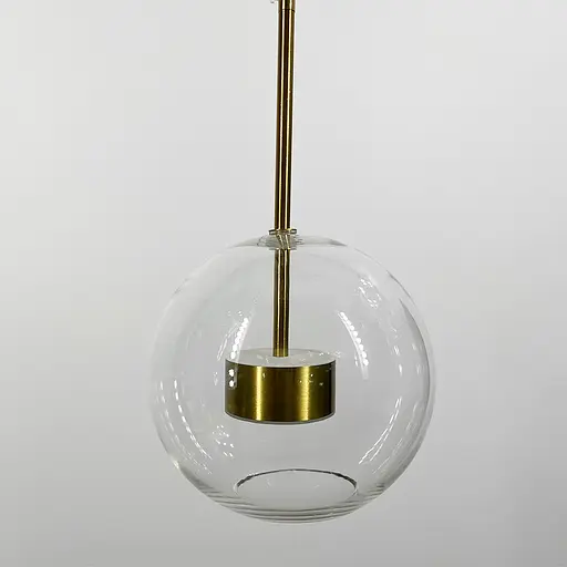 Воздушный светильник Ø20 см с латунным основанием | Line F | Арт. AA397-200 AB+CL - фото 3