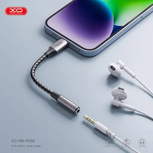 Переходник XO NB-R258C с Apple iPhone 5 6 7 8 11 на 3.5 мм адаптер - фото 4