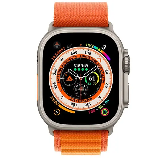 Ремешок Alpine Loop для Apple Watch 42(ser.1-3)/44/45/46/49mm (m/l) Оранжевый / Orange - фото 2