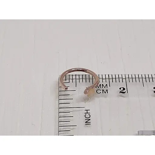 Золота сережка-пірсинг Dear в ніс Dear. 1058 - фото 3