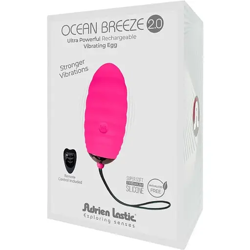 Виброяйцо Adrien Lastic Ocean Breeze 2.0 Pink - фото 4