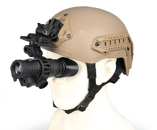 Монокуляр ночного видения PVS-14 (до 400м) с креплениями Mount на шлем - фото 2