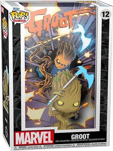 Коллекционная фигурка Funko Pop Marvel Comic Cover Грут Обложка Комикса Groot 10 см FP MCC G 12 - фото 3