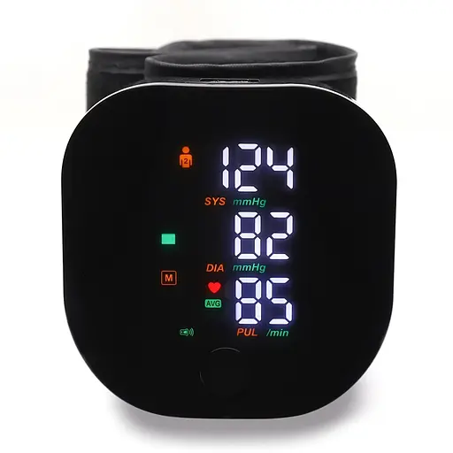 Тонометр на запястье автоматический с измерением пульса и голосовой озвучкой Intelli System WEB306м