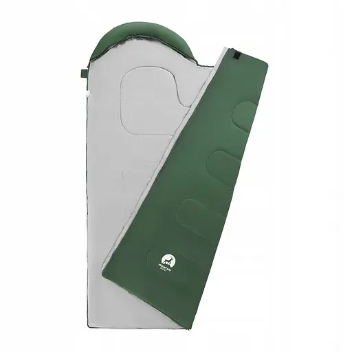 Спальный мешок (спальник) одеяло Mountain Goat Standard 2 в 1 MG0015 8 ...+20°C R Olive/Grey (P-5905973400961) - фото 1