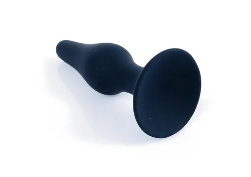 Анальна пробка Boss Silicone Plug Small 10 см (чорний) - фото 2