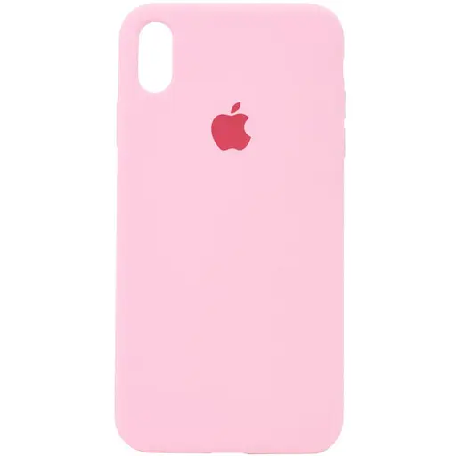 Чохол Epik Silicone Case Full Protective AA для Apple iPhone XS Max 6.5 Рожевий/Light pink