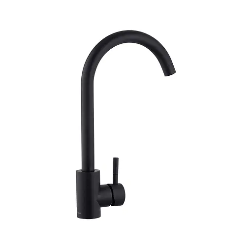 Смеситель для кухни Kroner KRP Edelstahl Klassisch - SCH035 CV023003 Черный матовый - фото 3