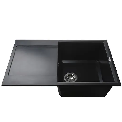 Гранитная мойка Mira KONIA черный для кухни устойчива к царапинам и химическим средствам - фото 3