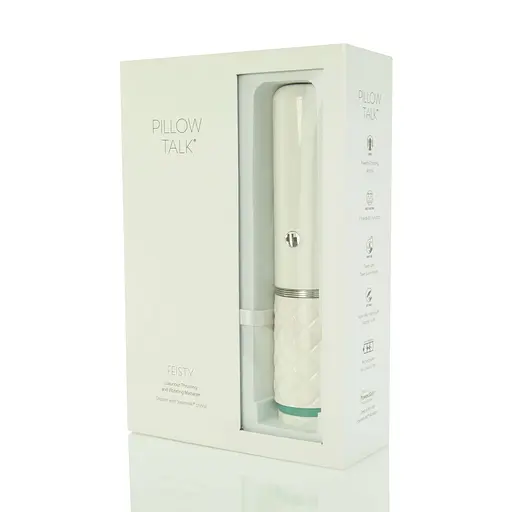 Вібратор Pillow Talk Feisty Thrusting 21 см бірюзовий - фото 7